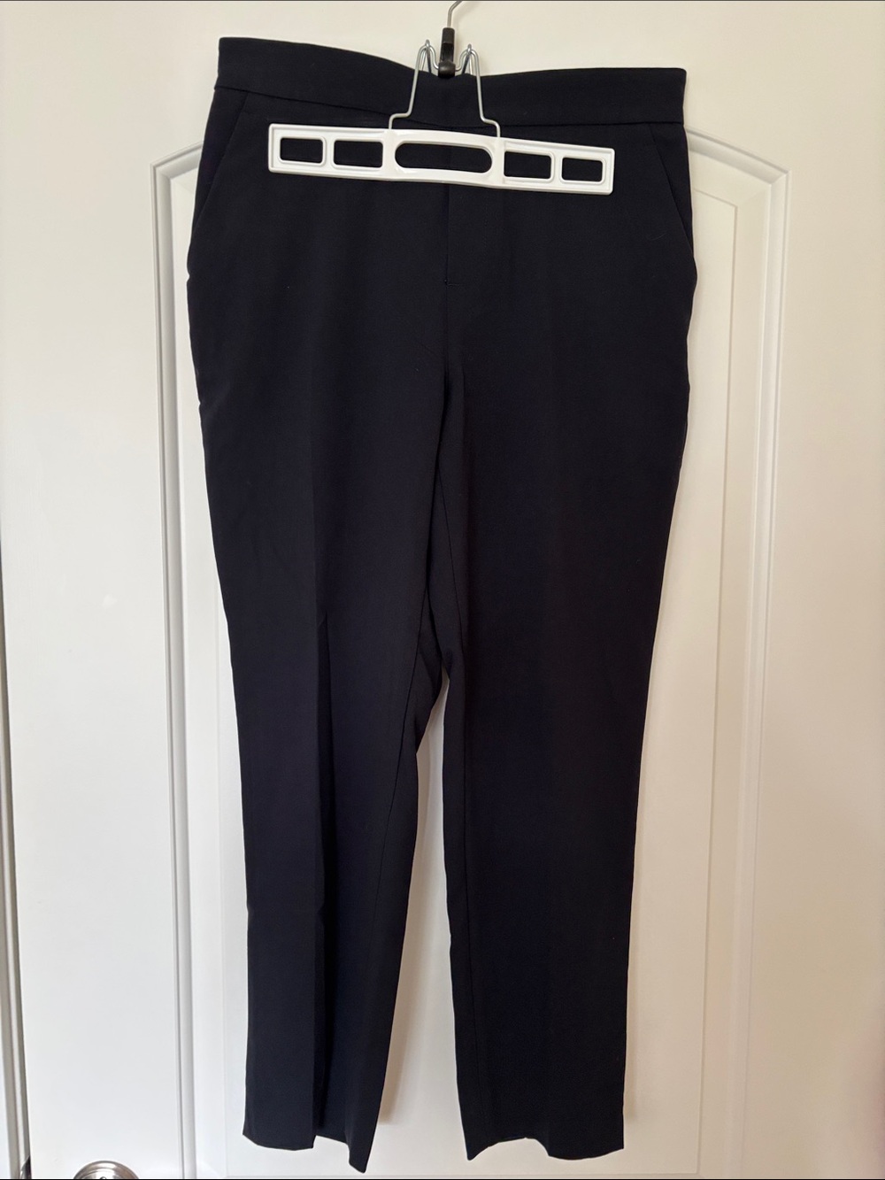 Banana Republic Black Slim Stretch Pants Elastic Waist Women’s 6 NWT